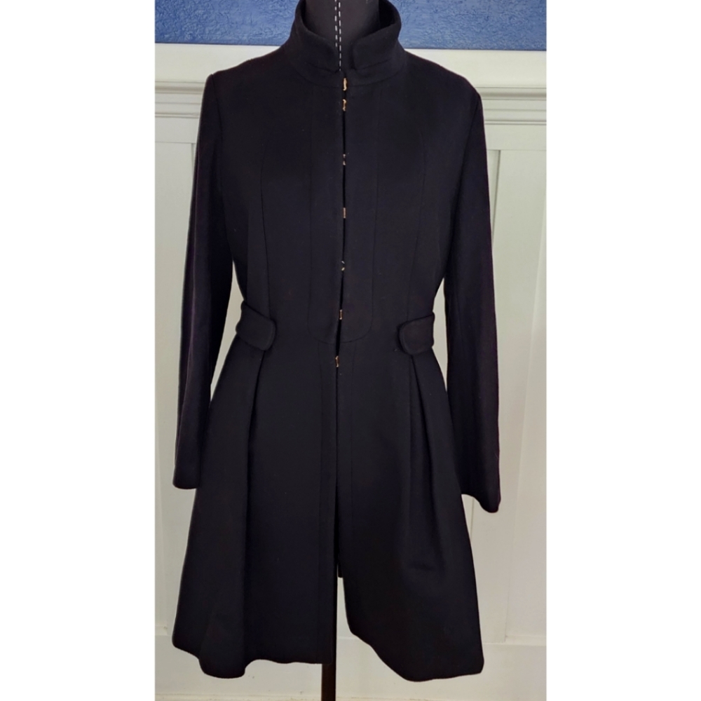 Wool/Cashmere Fit & Flare Coat